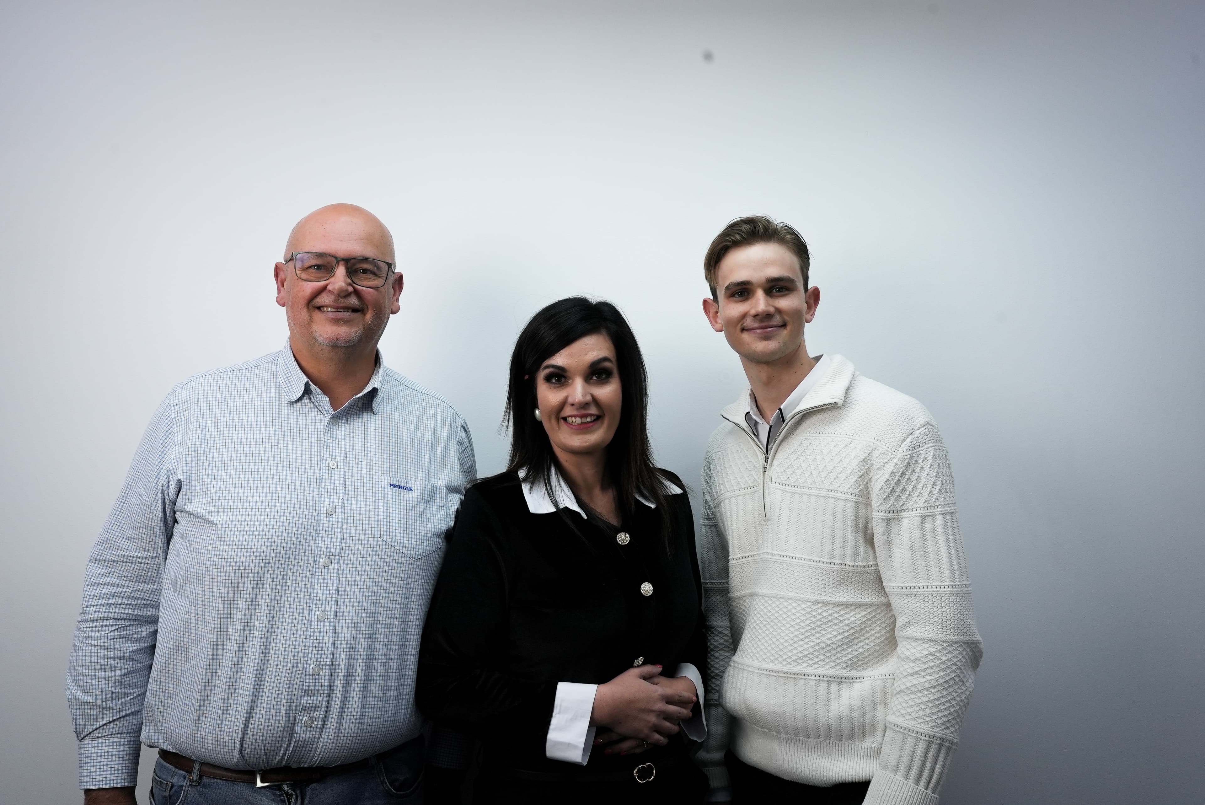 The CMS leadership team — Rod Mattheyse, Lania Kruger and Maximillian Hornby